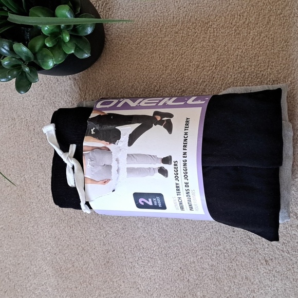 O'Neill Women's Lounge Pants 2 Pack Joggers Size XS Grey Black Casual Pant - Picture 9 of 9